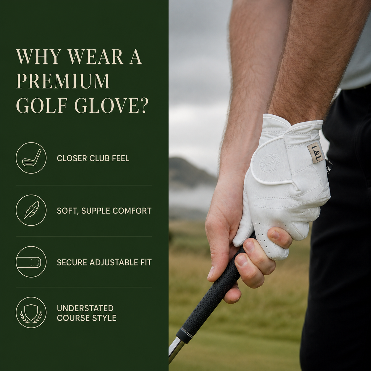 Benefits of wearing a premium Links And Leather golf glove